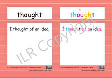 Load image into Gallery viewer, ILR Flash Word Sentence Cards Set 2